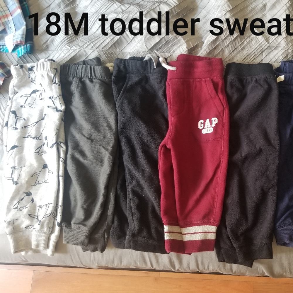 Set of 7 sweat pants for 18m old baby boy